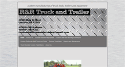 Desktop Screenshot of customtrailermanufacturing.com